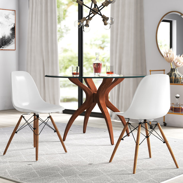 Allmodern teo solid wood best sale dining chair